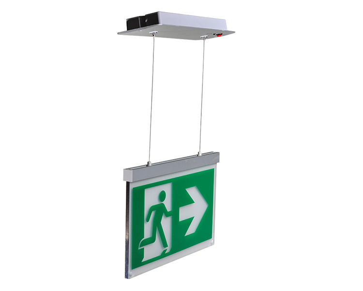 LE2916-B aluminijski kabel suspendirani stropni izlazni znakovi