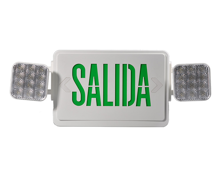 JLEC2GW-SA Green LED Combo Hitni znak Salida znak
