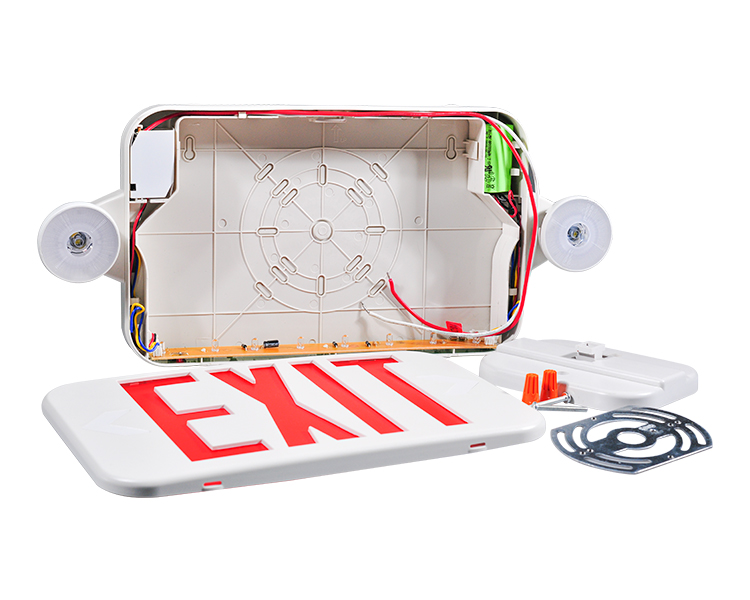 JLECE2RW-New Compact Red Exit Exit Combo