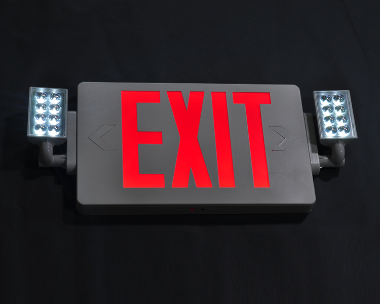 JLECD2RW-EMEMENCE EXIT SVIJELO SVJETLO s crvenim slovima
