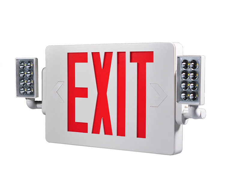 JLECD2RW-EMEMENCE EXIT SVIJELO SVJETLO s crvenim slovima