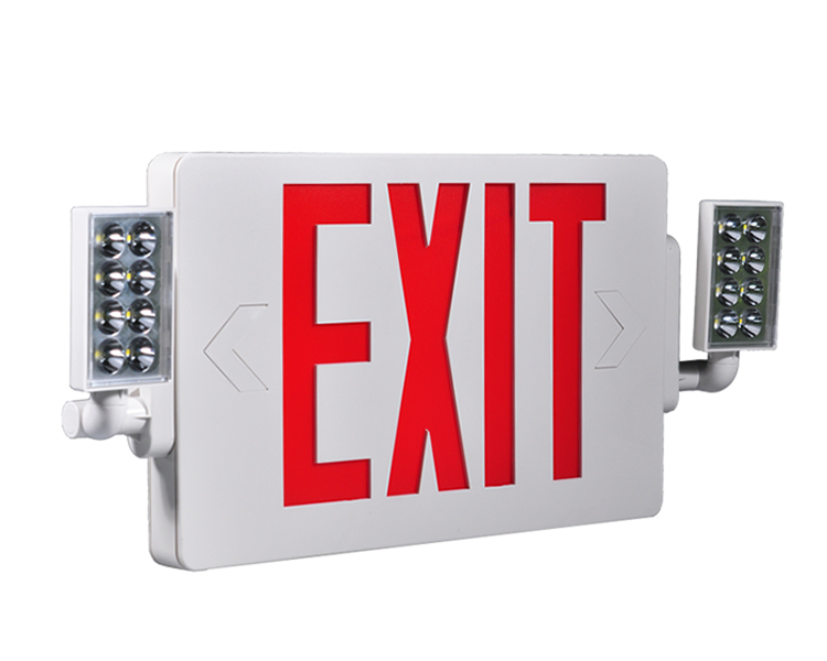 JLECD2RW-EMEMENCE EXIT SVIJELO SVJETLO s crvenim slovima
