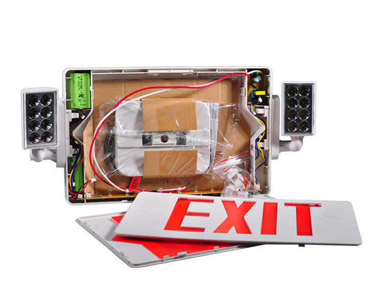 JLECD2RW-EMEMENCE EXIT SVIJELO SVJETLO s crvenim slovima