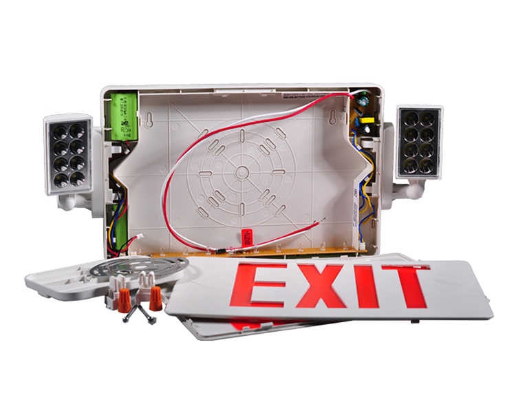 JLECD2RW-EMEMENCE EXIT SVIJELO SVJETLO s crvenim slovima