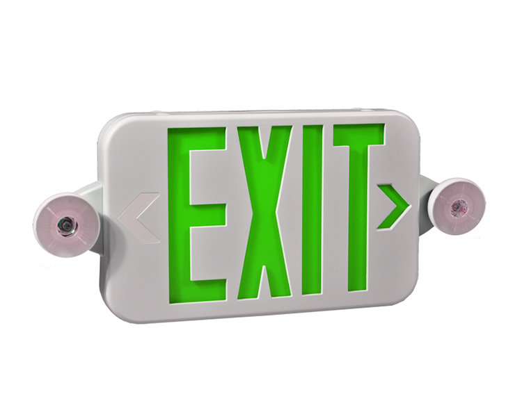 JLECE2GW-New Compact Green Exit znak
