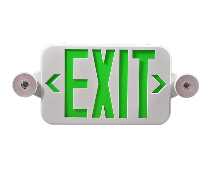JLECE2GW-New Compact Green Exit znak