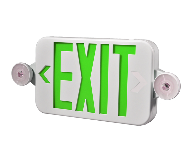 JLECE2GW-New Compact Green Exit znak