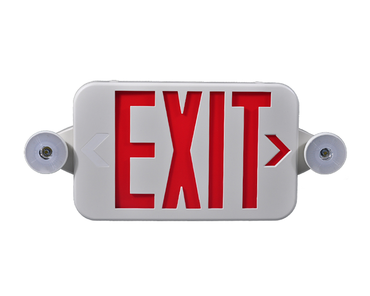 JLECE2RW-New Compact Red Exit Exit Combo