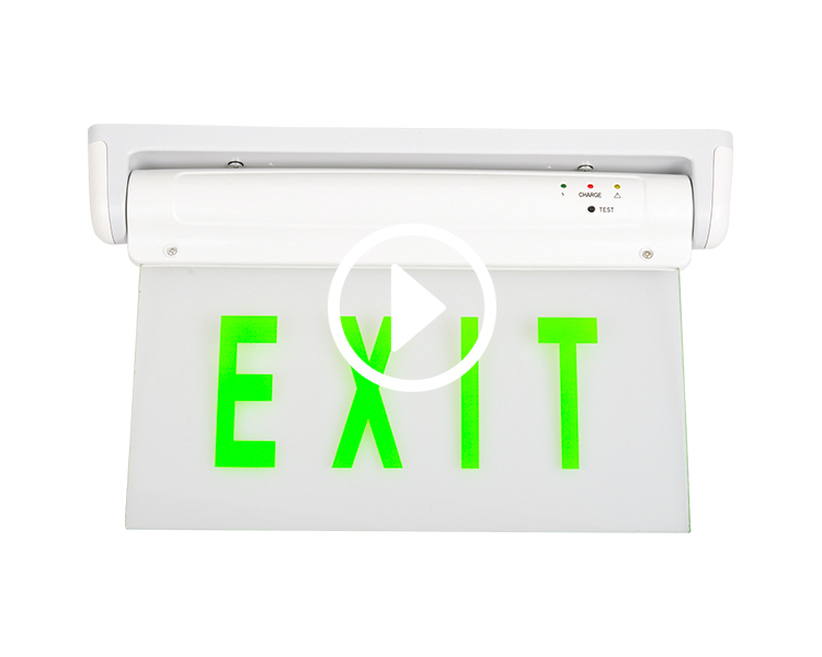 LE2912-5 ili 10 Green LED znak izlaska u hitnim slučajevima